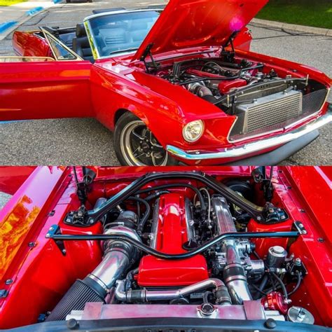 1968 ford mustang with supra 2jz engine swap