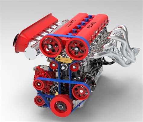 2jz engine autocad