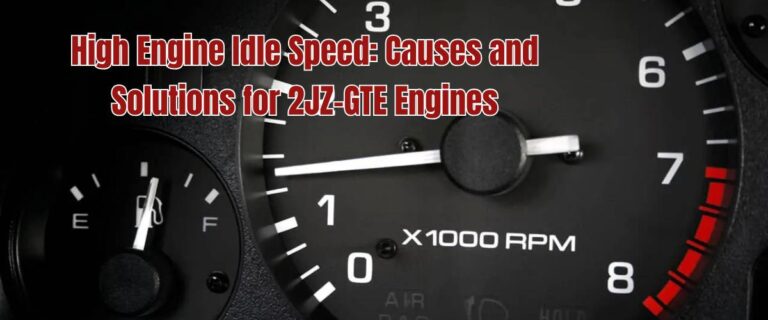 High Engine Idle Speed: Causes and Solutions for 2JZ-GTE Engines