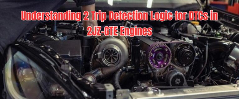 Understanding 2 Trip Detection Logic for DTCs in 2JZ-GTE Engines