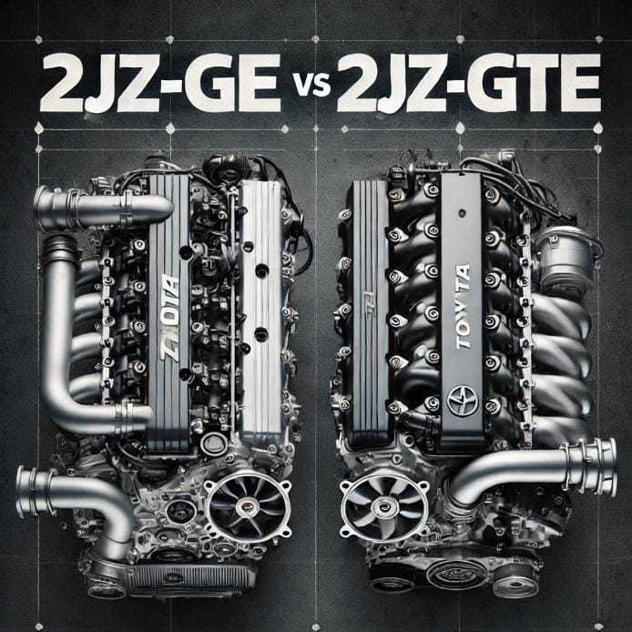 2JZ-GTE and 2JZ-GE: Comprehensive Comparison of Stock Power, Torque, and Tuning Potential