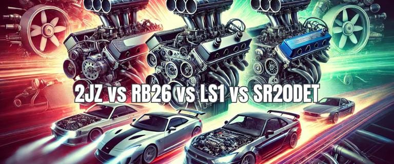 2JZ vs RB26 vs LS1 vs SR20DET