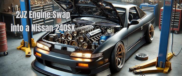 2JZ Engine Swap into a Nissan 240SX