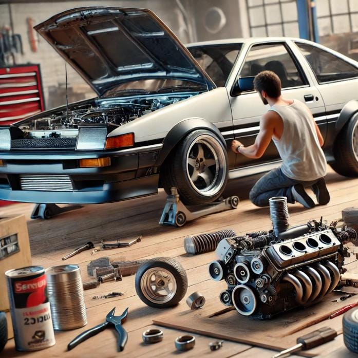 Complete Guide to Swapping a 2JZ Engine into a Toyota AE86 Corolla