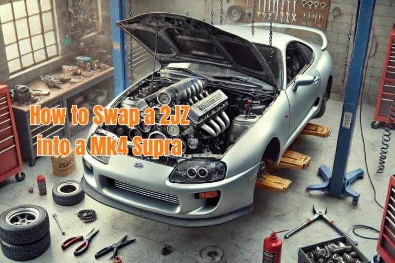 How to Swap a 2JZ into a Mk4 Supra