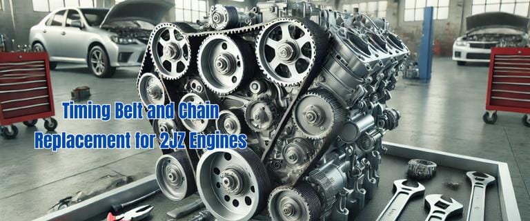 Timing Belt and Chain Replacement for 2JZ Engines