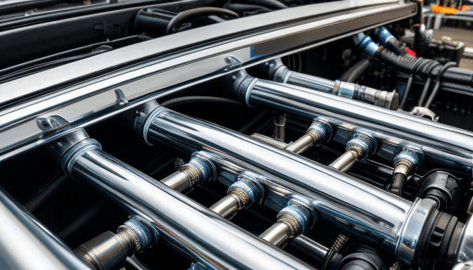 Top Fuel Rails for Supporting Big Injector Fitment